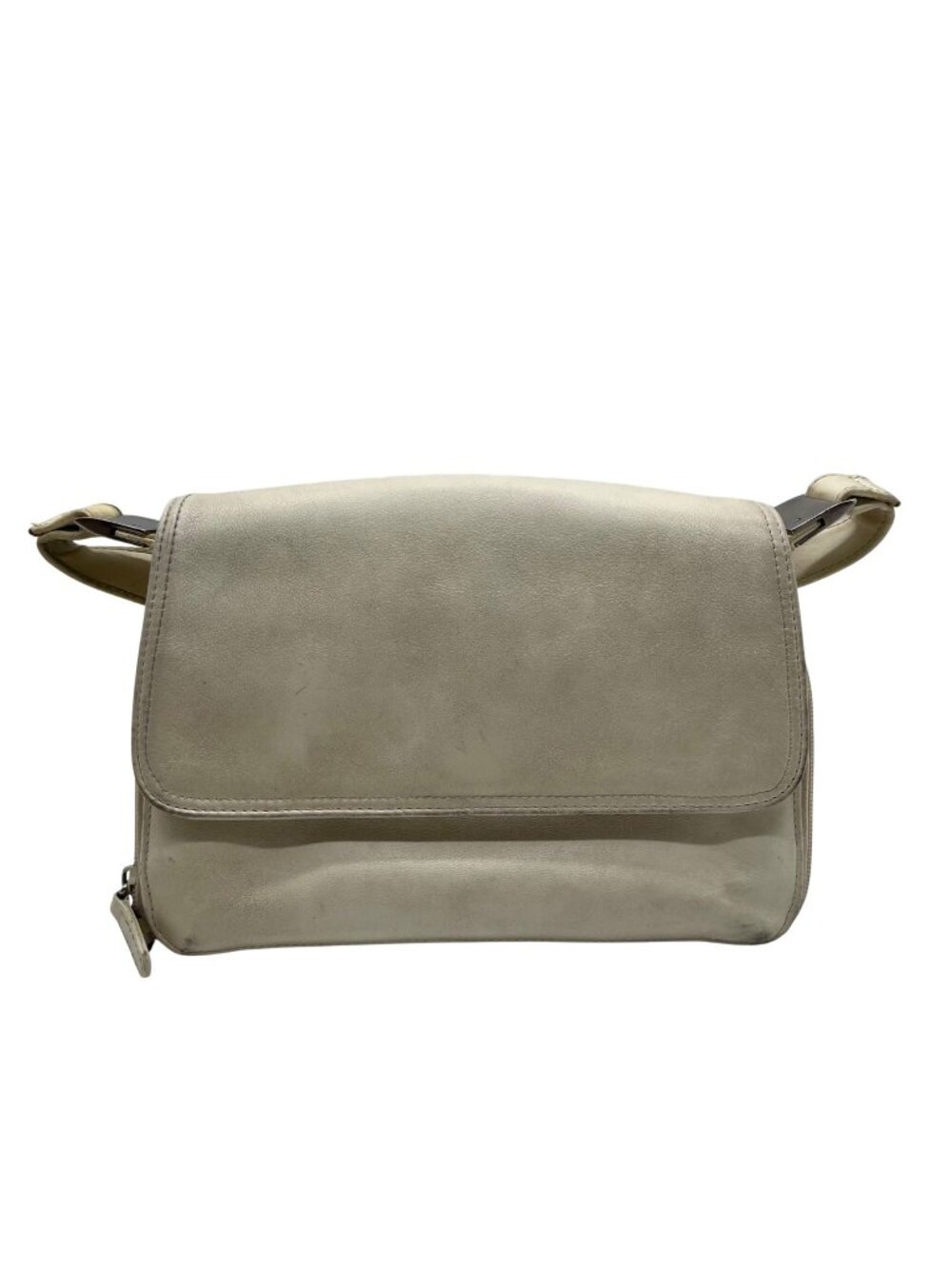 Worthington Cream Faux Leather Shoulder Bag